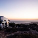 location van australie travellers autobarn couché de soleil