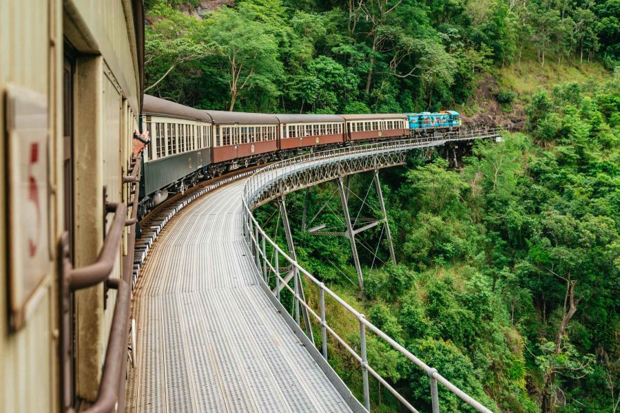 Excursion à Kuranda depuis Cairns : train panoramique, Skyrail et faune