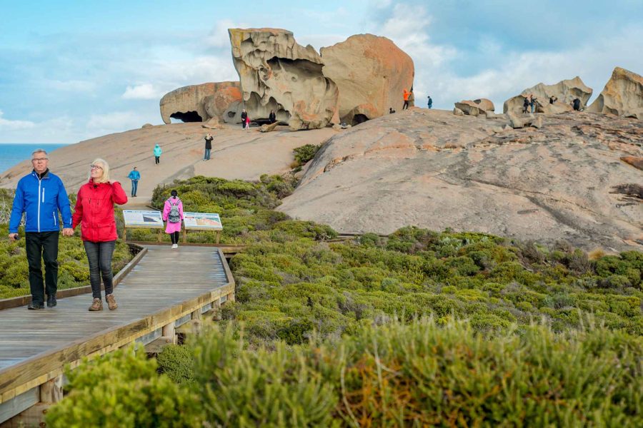 Kangaroo Island en 1 jour depuis Adélaïde : lions de mer, Remarkable Rocks et Admirals Arch