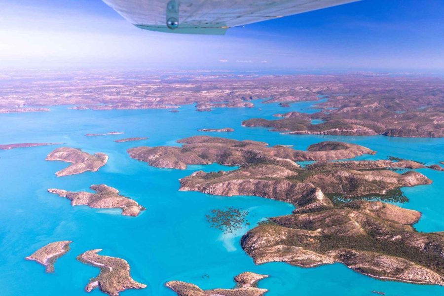 Vol panoramique depuis Broome : Horizontal Falls, Cape Leveque et ferme perlière de Cygnet Bay